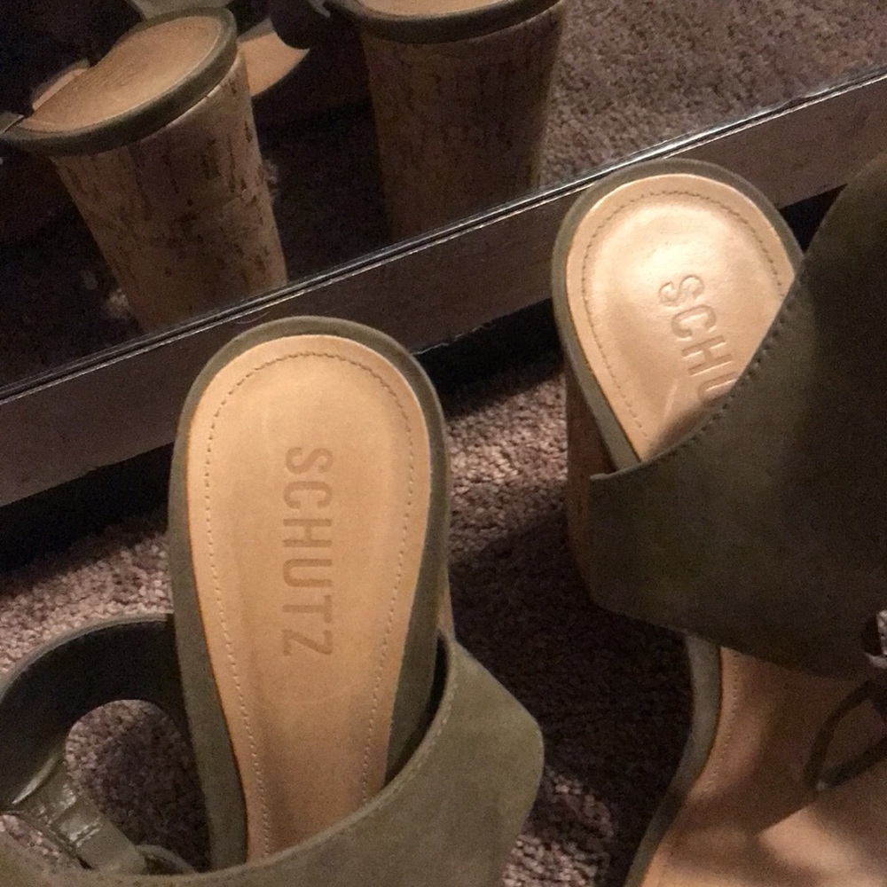 SEXY CORK HEEL SCHUTZ w dust bags - Picture 4 of 8